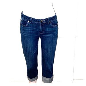 Jennifer Lopez Denim Boyfriend Capri Pants